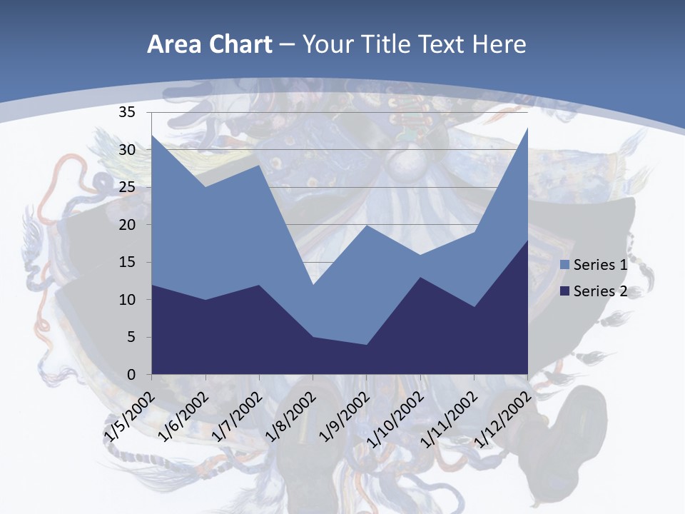 A Woman In A Blue Dress Powerpoint Presentation PowerPoint Template