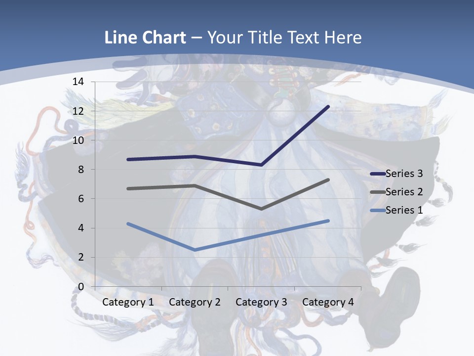 A Woman In A Blue Dress Powerpoint Presentation PowerPoint Template