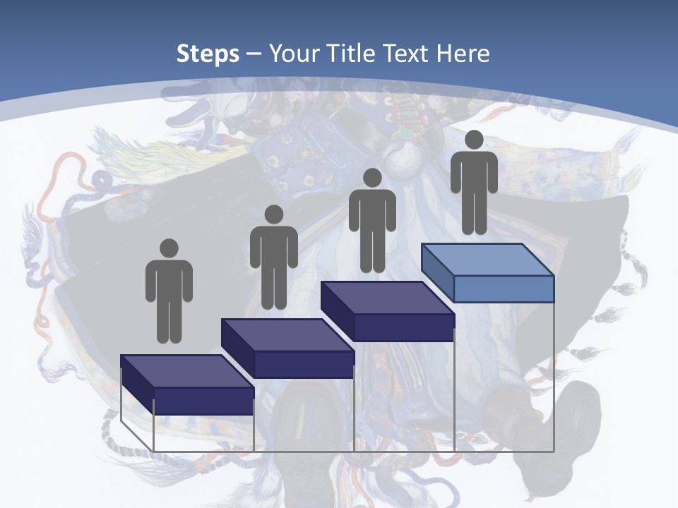 A Woman In A Blue Dress Powerpoint Presentation PowerPoint Template