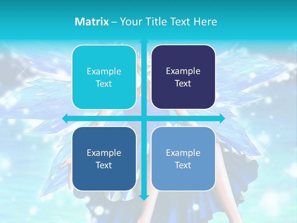 A Girl In A Blue Dress Is Sitting On The Ground PowerPoint Template