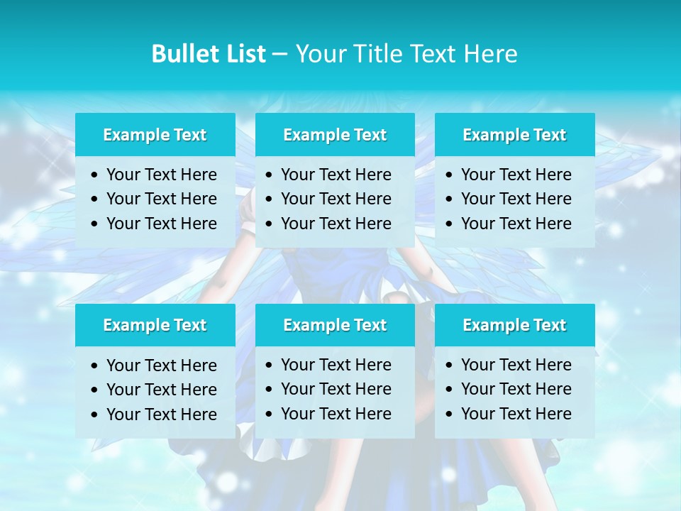 A Girl In A Blue Dress Is Sitting On The Ground PowerPoint Template