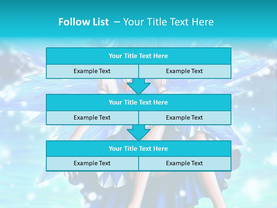 A Girl In A Blue Dress Is Sitting On The Ground PowerPoint Template