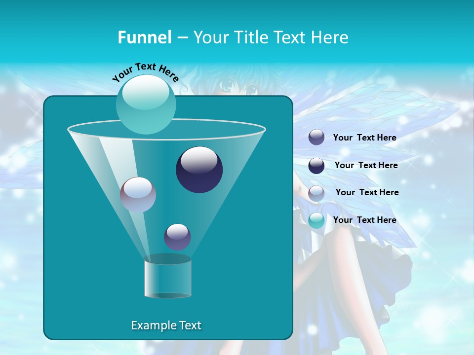 A Girl In A Blue Dress Is Sitting On The Ground PowerPoint Template