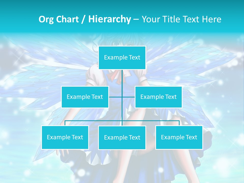 A Girl In A Blue Dress Is Sitting On The Ground PowerPoint Template