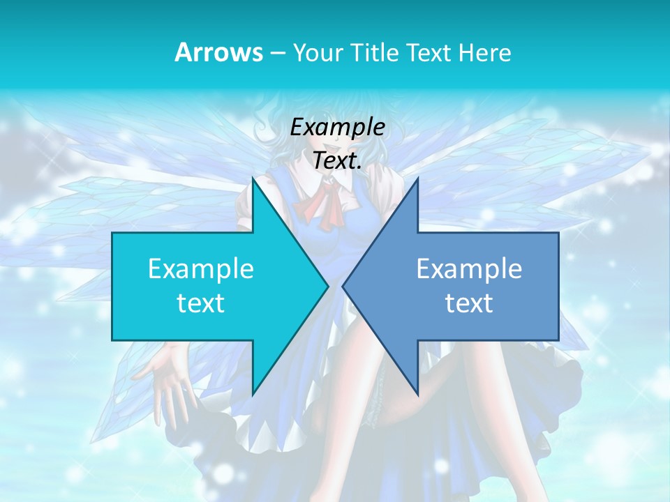 A Girl In A Blue Dress Is Sitting On The Ground PowerPoint Template