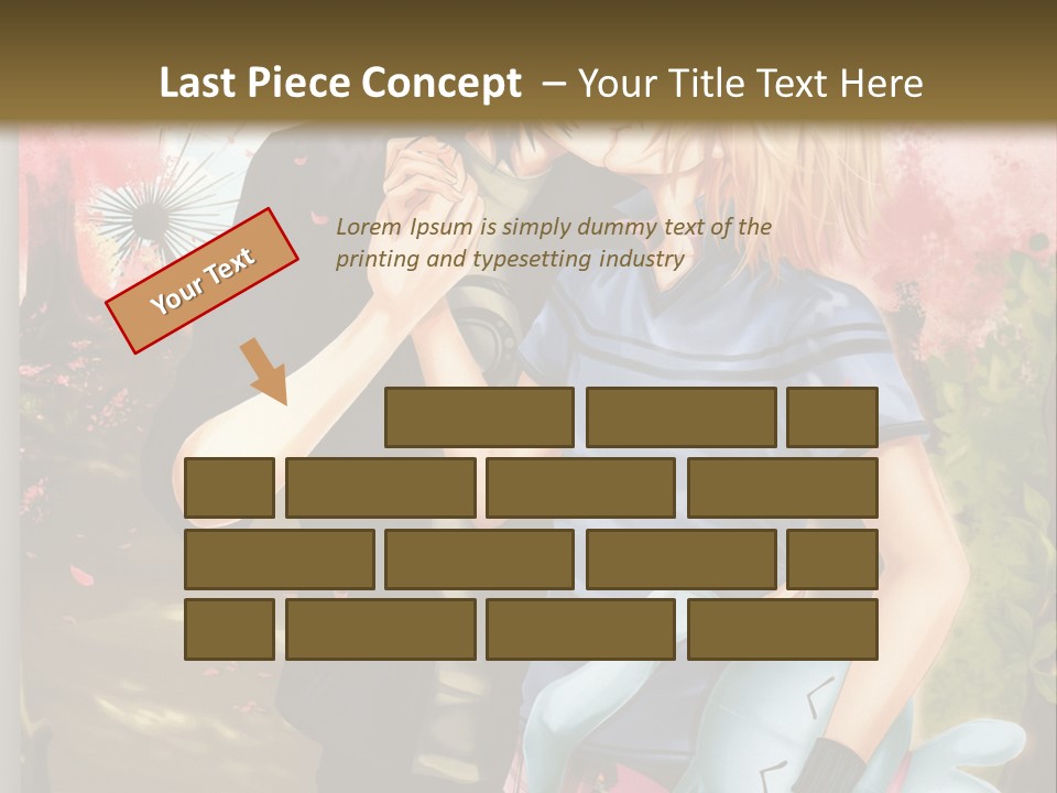 A Man And Woman Kissing In Front Of A Tree PowerPoint Template