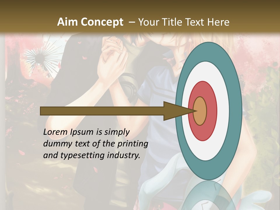 A Man And Woman Kissing In Front Of A Tree PowerPoint Template