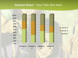 A Couple Of Anime Characters Sitting Next To Each Other PowerPoint Template