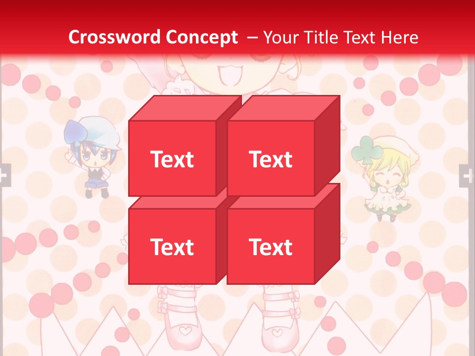 A Little Girl Powerpoint Presentation With A Red Background PowerPoint Template