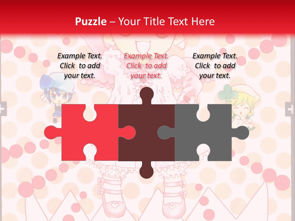 A Little Girl Powerpoint Presentation With A Red Background PowerPoint Template