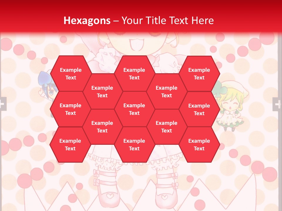 A Little Girl Powerpoint Presentation With A Red Background PowerPoint Template