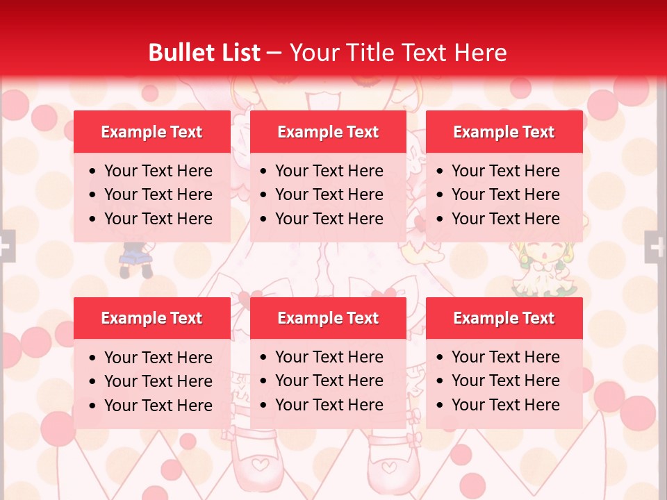 A Little Girl Powerpoint Presentation With A Red Background PowerPoint Template