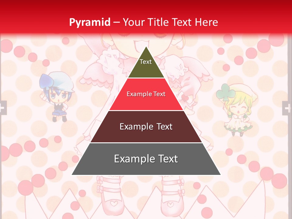 A Little Girl Powerpoint Presentation With A Red Background PowerPoint Template