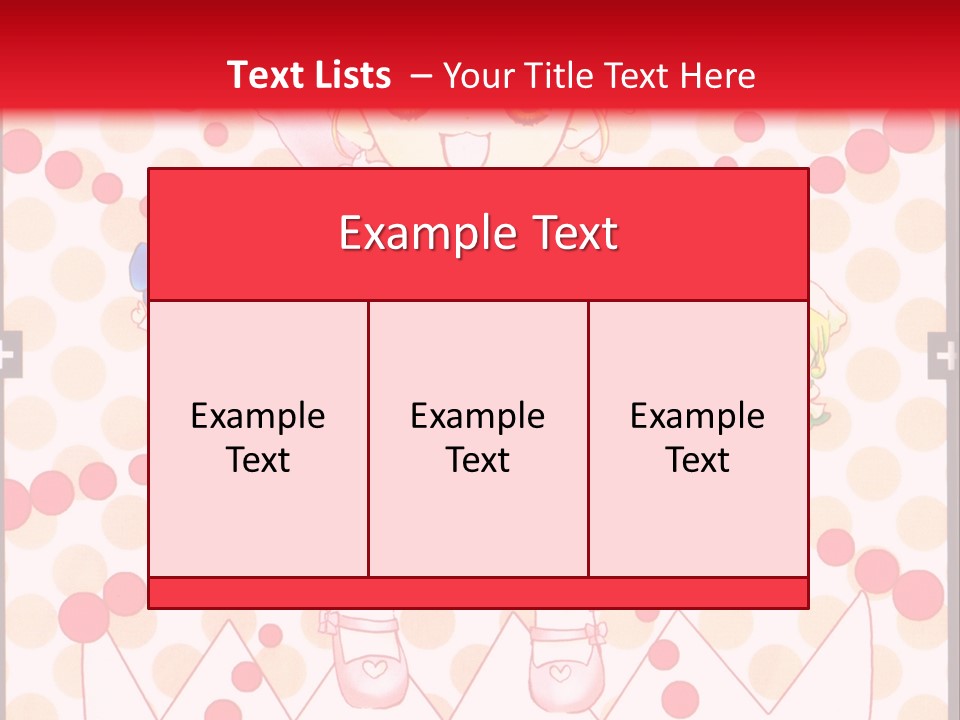 A Little Girl Powerpoint Presentation With A Red Background PowerPoint Template