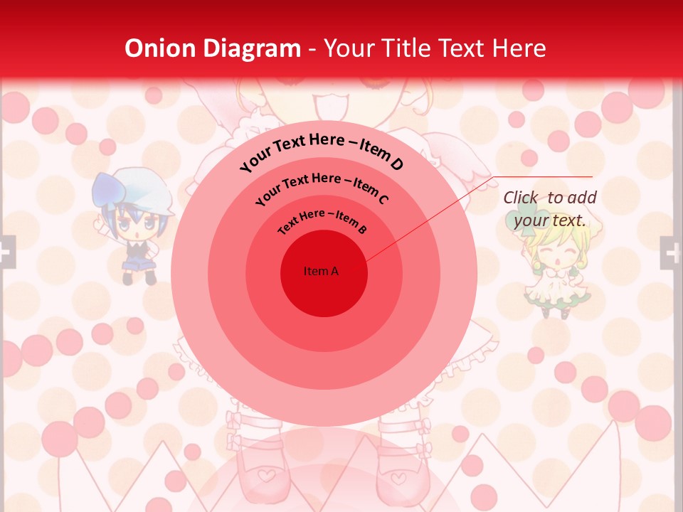 A Little Girl Powerpoint Presentation With A Red Background PowerPoint Template