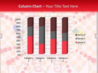 A Little Girl Powerpoint Presentation With A Red Background PowerPoint Template