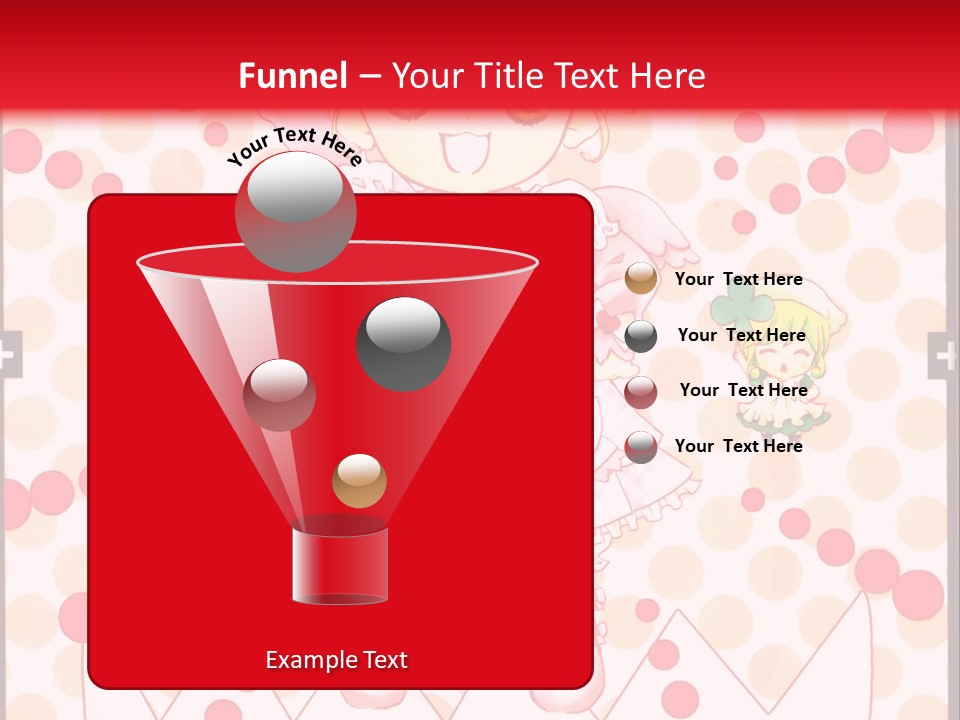 A Little Girl Powerpoint Presentation With A Red Background PowerPoint Template