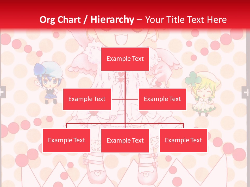 A Little Girl Powerpoint Presentation With A Red Background PowerPoint Template