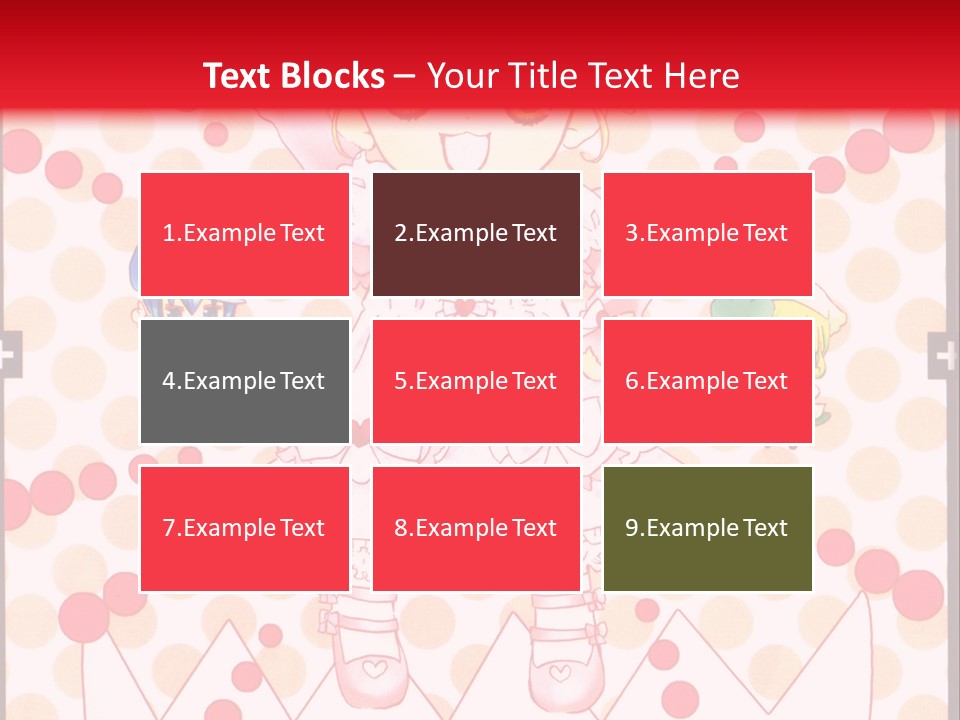 A Little Girl Powerpoint Presentation With A Red Background PowerPoint Template