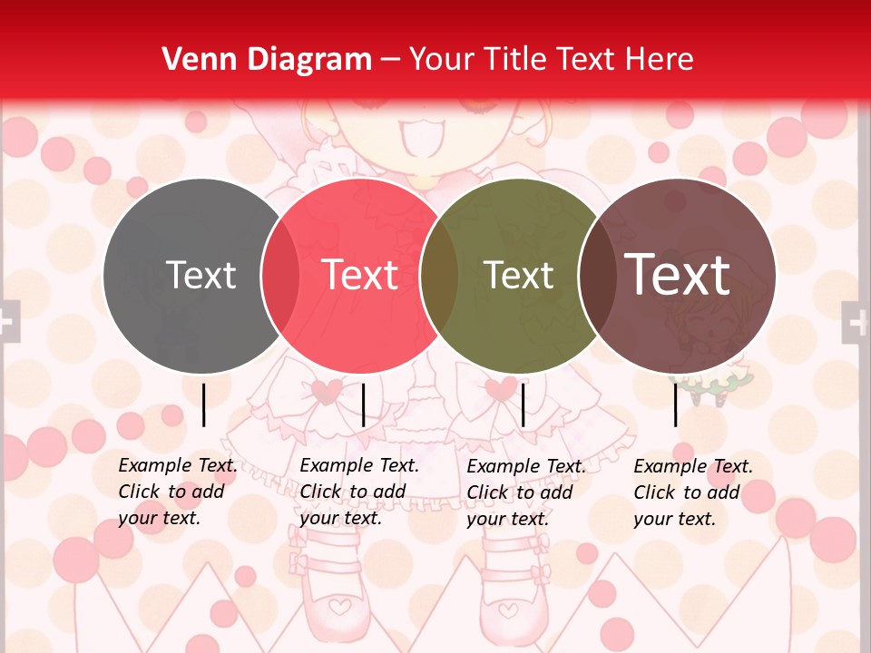 A Little Girl Powerpoint Presentation With A Red Background PowerPoint Template