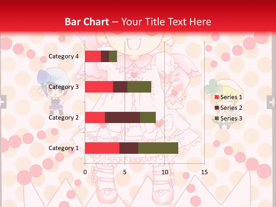 A Little Girl Powerpoint Presentation With A Red Background PowerPoint Template