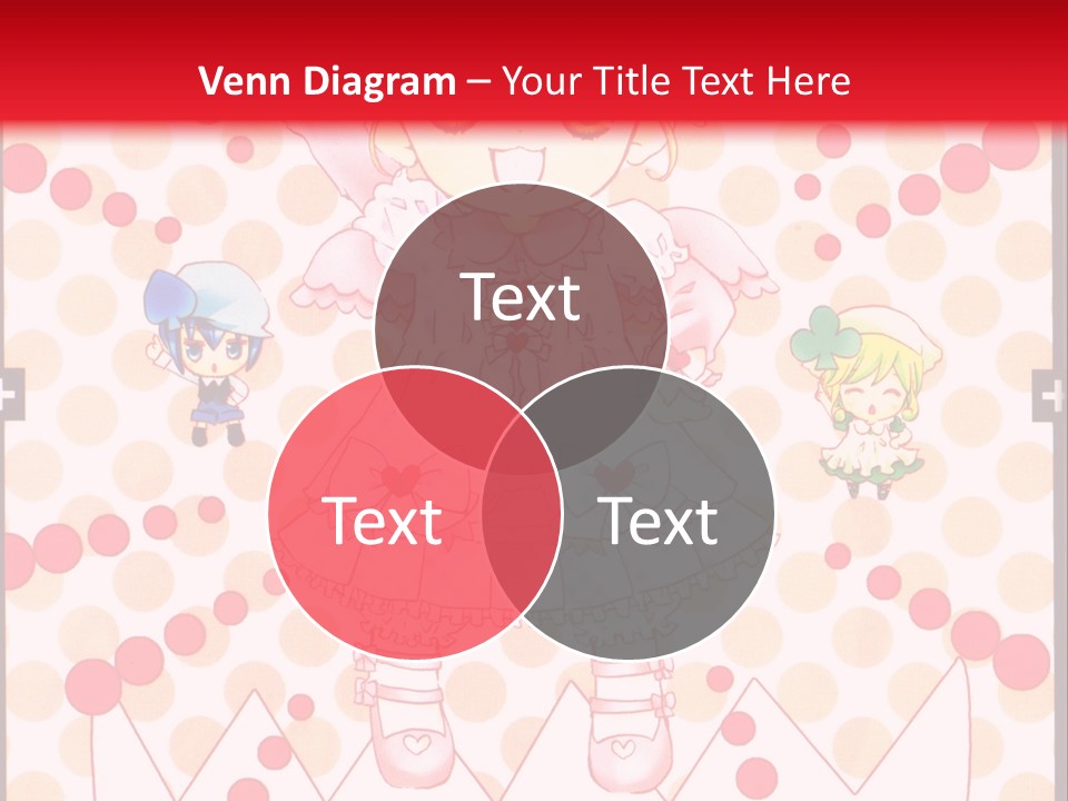 A Little Girl Powerpoint Presentation With A Red Background PowerPoint Template