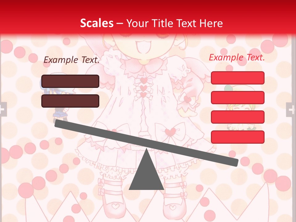 A Little Girl Powerpoint Presentation With A Red Background PowerPoint Template