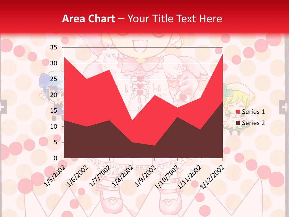 A Little Girl Powerpoint Presentation With A Red Background PowerPoint Template