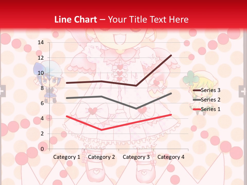 A Little Girl Powerpoint Presentation With A Red Background PowerPoint Template