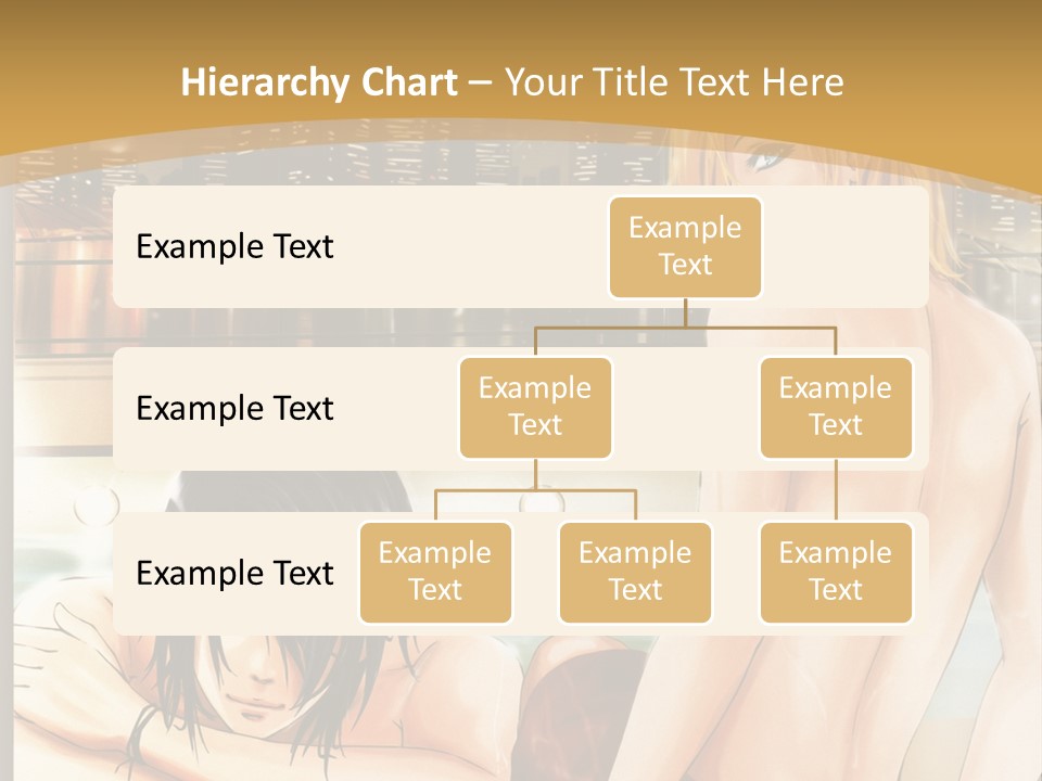 A Man And Woman In A Bathtub With City Lights In The Background PowerPoint Template