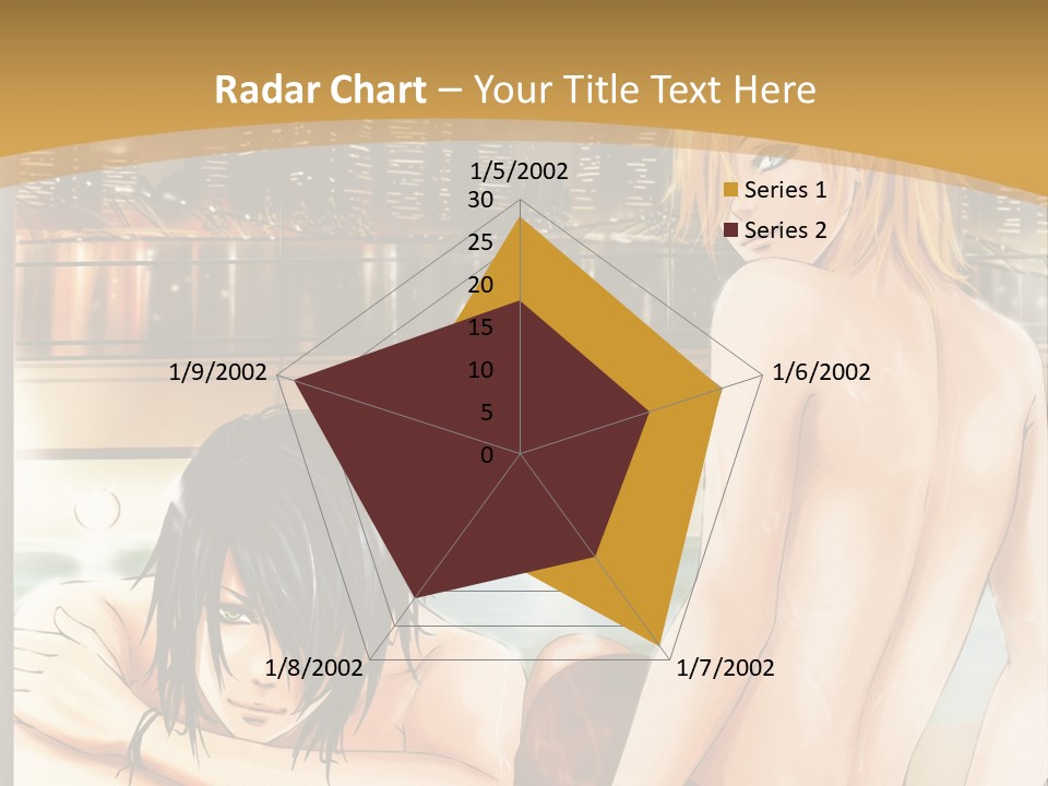 A Man And Woman In A Bathtub With City Lights In The Background PowerPoint Template