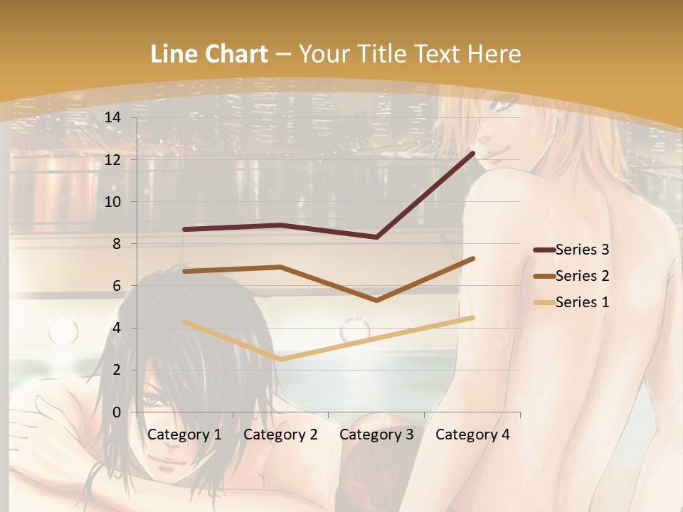 A Man And Woman In A Bathtub With City Lights In The Background PowerPoint Template