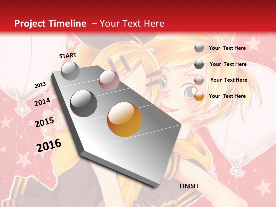 A Couple Of Anime Characters Hugging In Front Of A Red Background PowerPoint Template