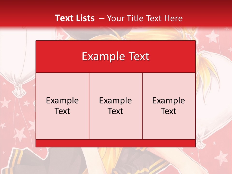 A Couple Of Anime Characters Hugging In Front Of A Red Background PowerPoint Template