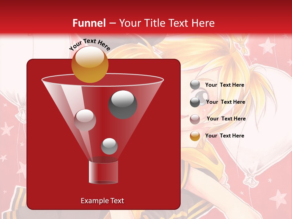 A Couple Of Anime Characters Hugging In Front Of A Red Background PowerPoint Template