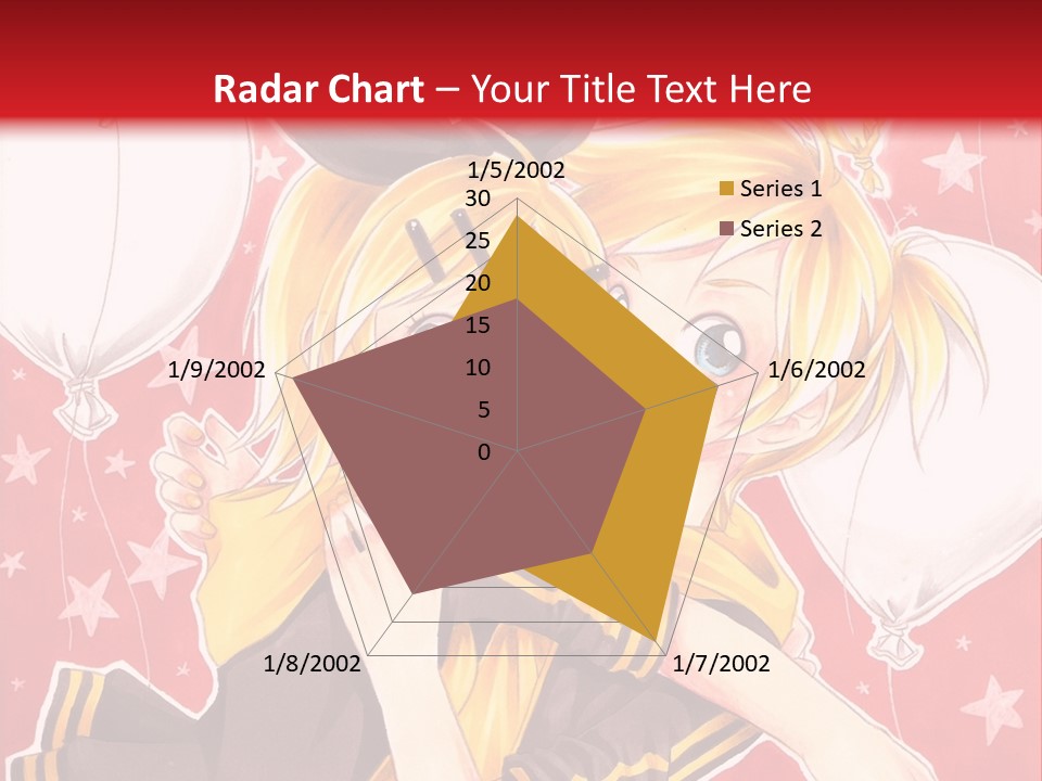 A Couple Of Anime Characters Hugging In Front Of A Red Background PowerPoint Template