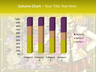 A Couple Of Anime Characters Standing Next To Each Other PowerPoint Template