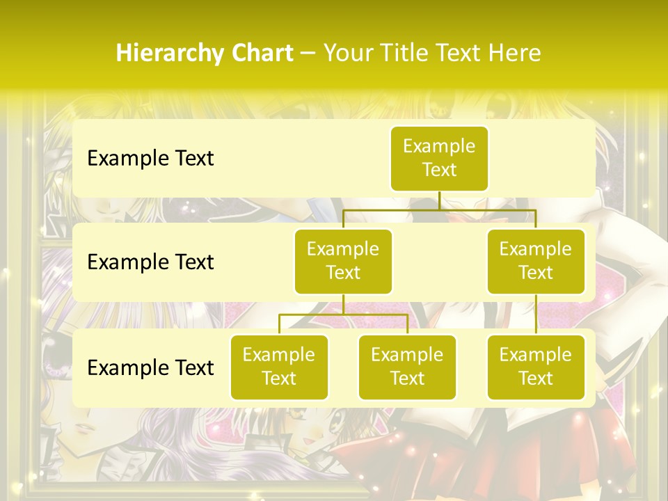 A Couple Of Anime Characters Standing Next To Each Other PowerPoint Template
