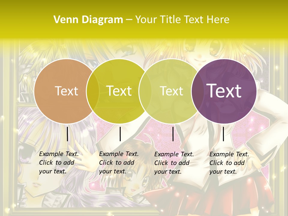 A Couple Of Anime Characters Standing Next To Each Other PowerPoint Template