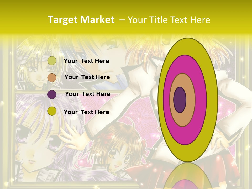 A Couple Of Anime Characters Standing Next To Each Other PowerPoint Template