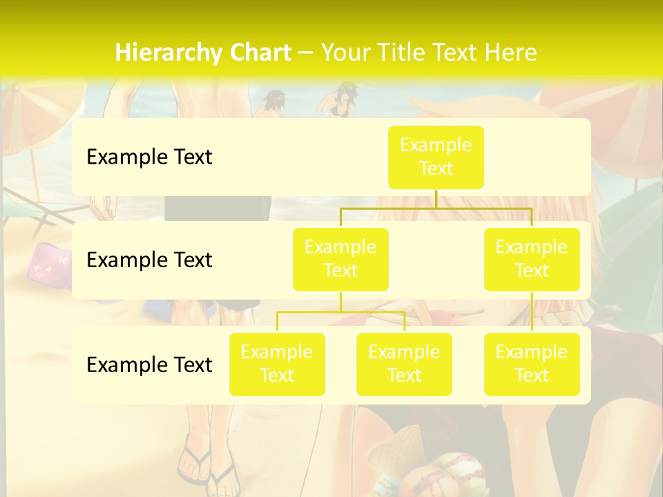 A Woman Sitting On A Beach Next To A Man PowerPoint Template