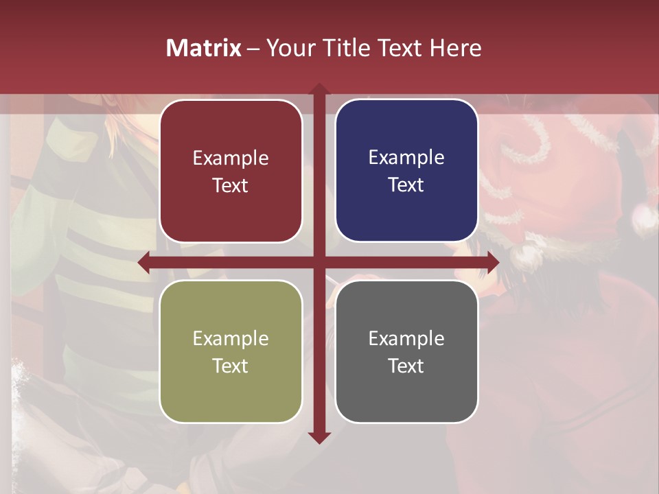 A Couple Of People Sitting Next To Each Other PowerPoint Template