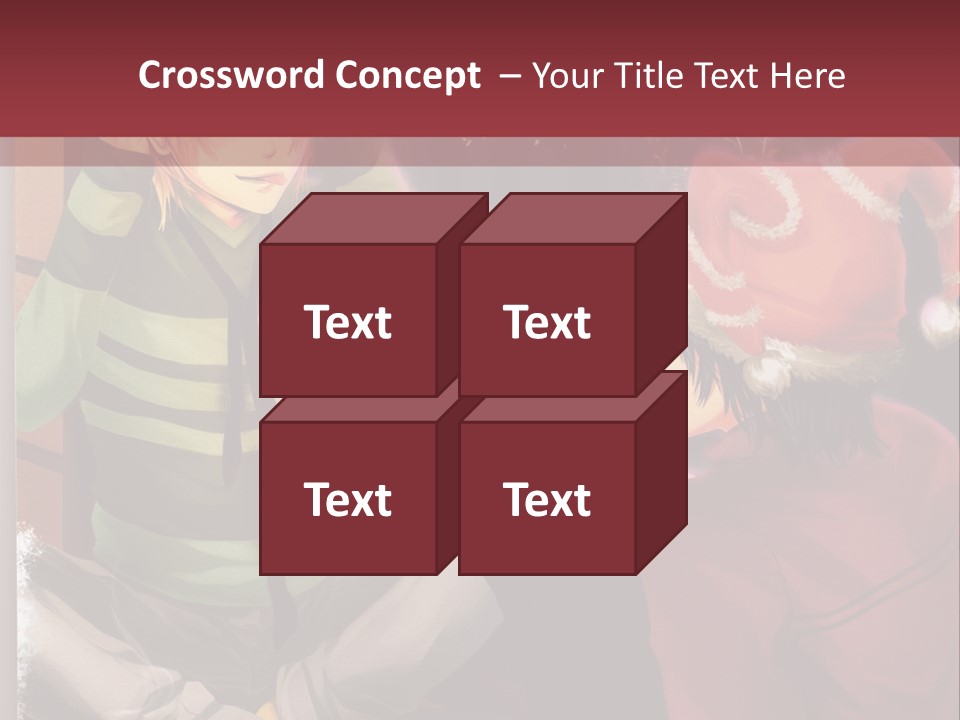 A Couple Of People Sitting Next To Each Other PowerPoint Template