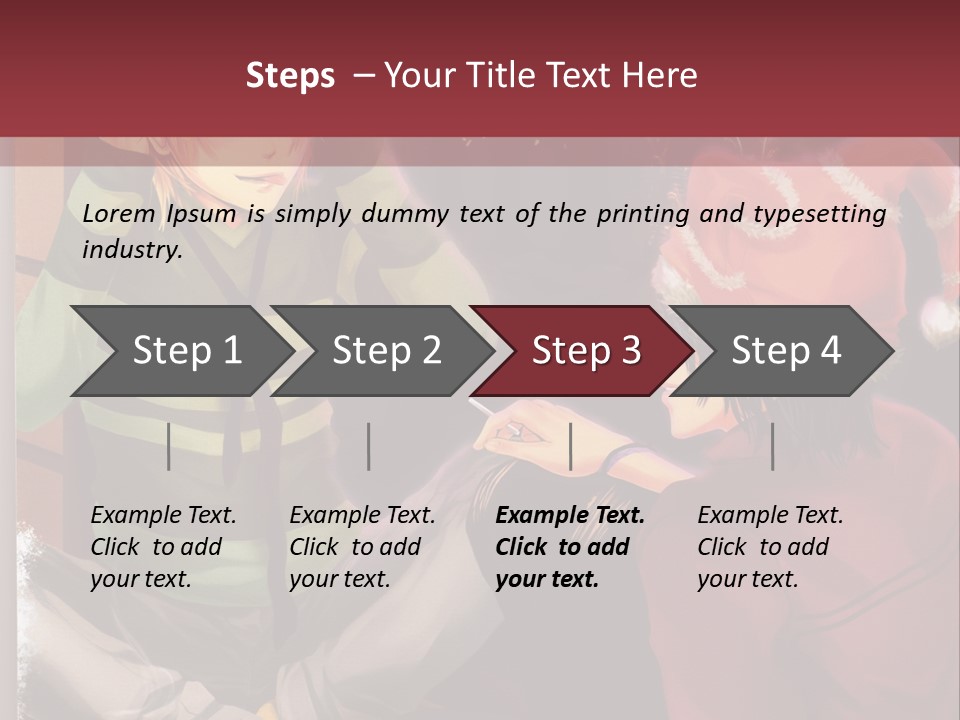A Couple Of People Sitting Next To Each Other PowerPoint Template