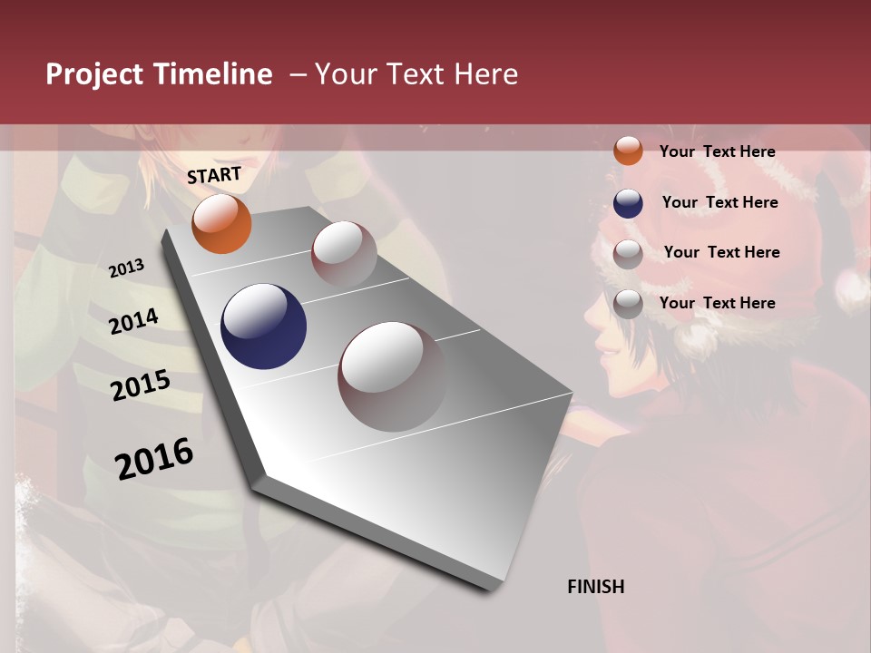A Couple Of People Sitting Next To Each Other PowerPoint Template
