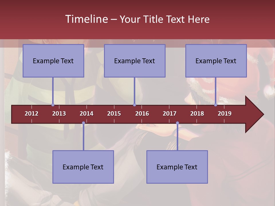 A Couple Of People Sitting Next To Each Other PowerPoint Template