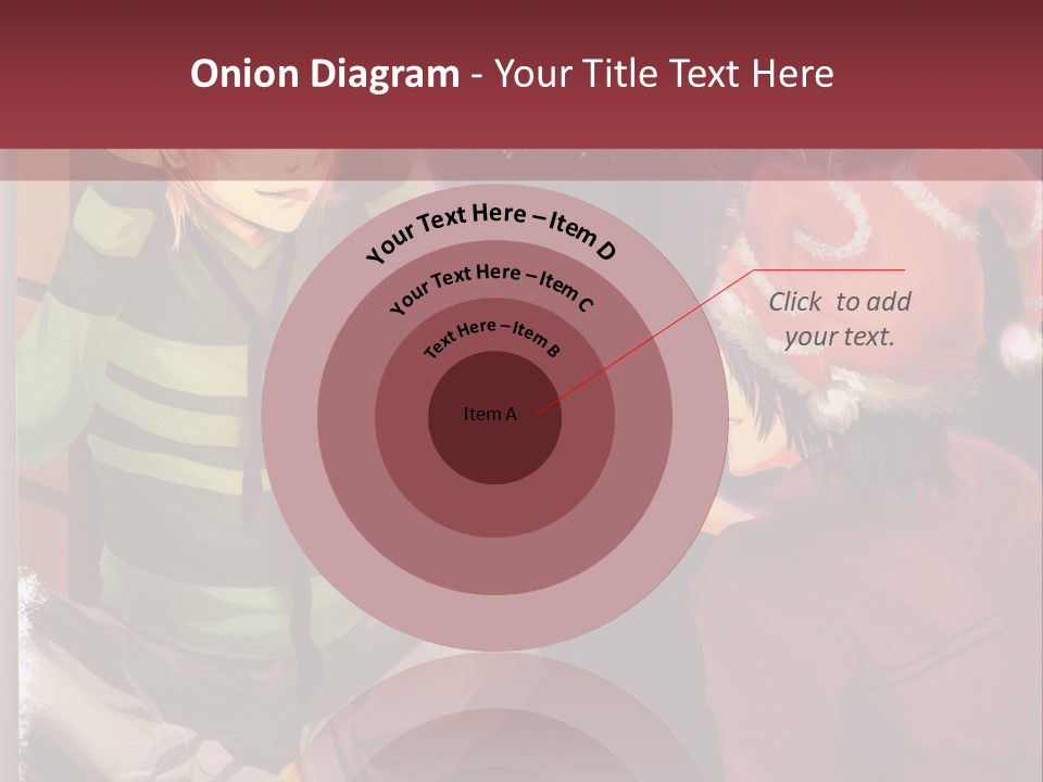 A Couple Of People Sitting Next To Each Other PowerPoint Template