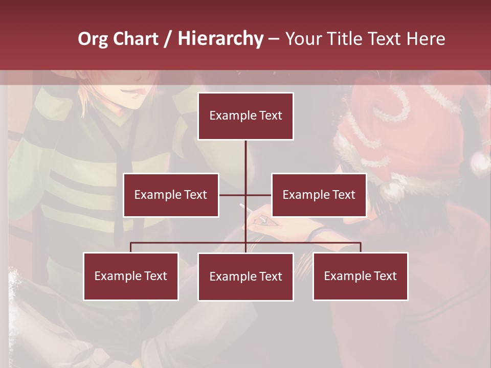 A Couple Of People Sitting Next To Each Other PowerPoint Template