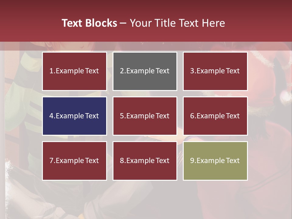 A Couple Of People Sitting Next To Each Other PowerPoint Template