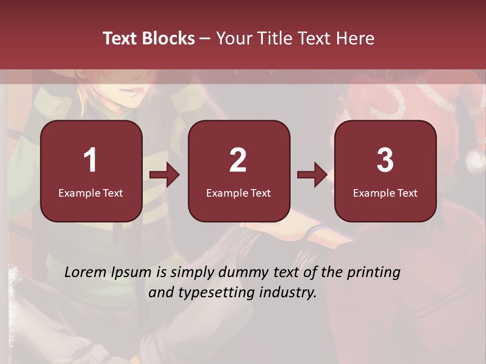 A Couple Of People Sitting Next To Each Other PowerPoint Template